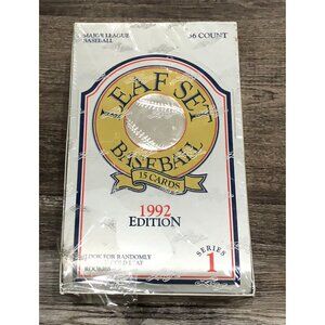 1992 Leaf Series 1 Baseball Complete Factory Sealed Box